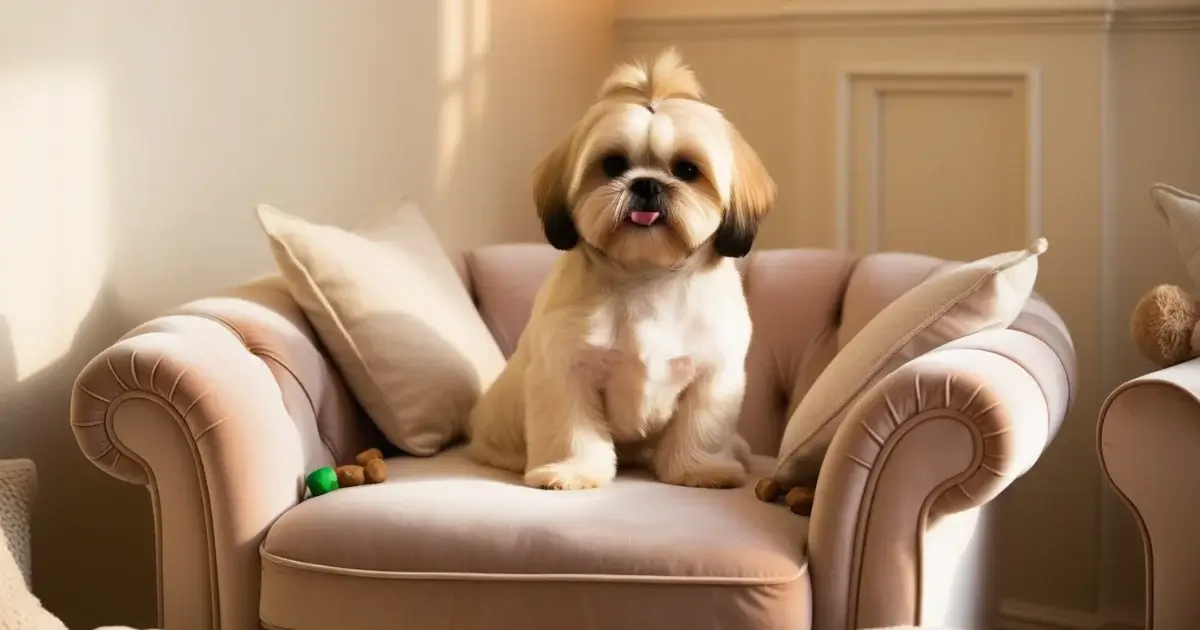 Shih Tzu dogs bark