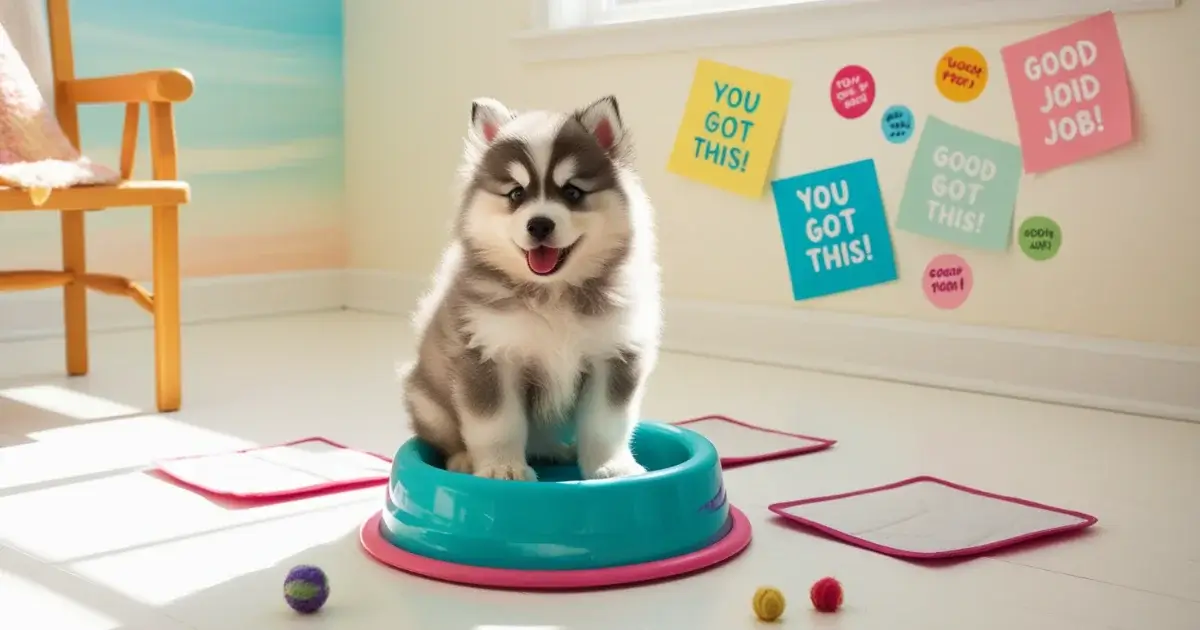 Potty Train a Pomsky